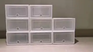Unboxing and Assembling Plastic Shoe Boxes from Amazon ||Lordz Love DIY #lordzlovediy #ilovediy