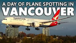 VANCOUVER PLANE SPOTTING! Heavy Traffic at YVR [4K]