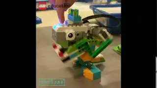 Динозавр Lego WeDo 2.0.  Dino with LEGO® WeDo 2.0