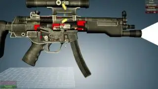 HOW AN MP5 AUTOMATIC SUB MACHINE GUN/3 ROUND BURST WORKS IN DETAIL