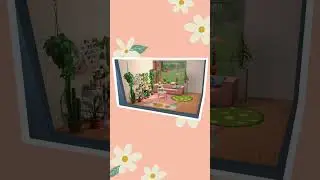 Pastel Plant Lover Livingroom - No CC - Stop Motion 