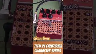 Tech21 SansAmp California Character Series - clean tone #sansamp