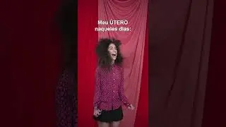 O ÚTERO da mulher na TPM😱