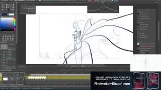 Drawing a film one frame at a time