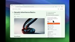 How to Create a landing page for your course easily with AI