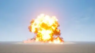 UE5.3+ VDB simple and nuclear explosions demonstration for the Unreal Engine Marketplace