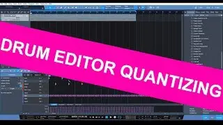 STUDIO ONE 4 | DRUM EDITOR QUANTIZING