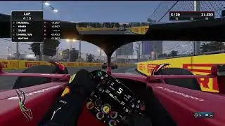 F1 2022 | Saudi Arabia quick 5 lap race | cockpit view, no racing line |