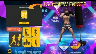 I Got All Emotes In Emote Party Event || Emote Party Event || Garena Free Fire ||