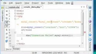 Php Tutorials-18-creating database in Mysql using Php Script - www.vdesignourweb.com