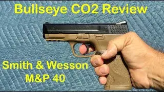Smith & Wesson M&P 40 CO2 BB Pistol By Umarex, review and target shooting (non-blowback model)