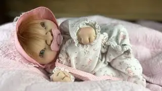 Christina Lynette - JellyBean Baby, soft sculpture doll, cloth doll, plush doll, art doll