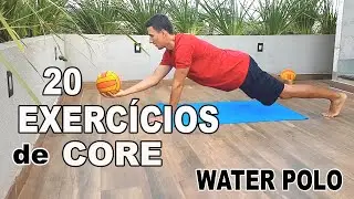 20 Core + Abdominals exercises with Water Polo ball