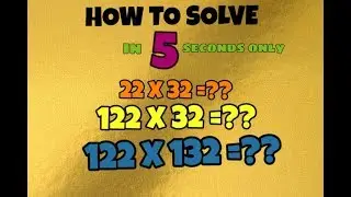 2019 | Fastest Multiplication Tricks | upto three digit number | S&T Dude