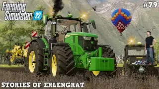 TESTING AWESOME JOHN DEERE 6250R BIG FRAME TRACTOR! 🤩🚜💨 | Erlengrat | FS22 | Timelapse #79