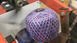 Моталка тонкой пряжи в клубок.