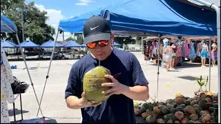 Chợ Trời Trái Cây Nhiệt Đới tại Tampa Florida. Có Cá Sấu giữa đường đi!!  #cuocsongmy #travel