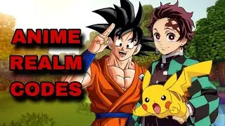 *NEW* TOP 5 BEST ANIME REALM CODES FOR MINECRAFT BEDROCK EDITION!