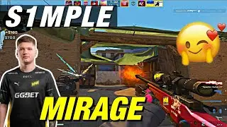 s1mple mirage faceit game! 🔥 CSGO s1mple POV
