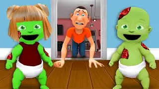 BEBEK OLUP ZOMBİYE DÖNÜŞEREK KORKUTTUM!