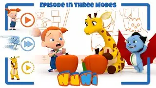 NuNi Halloween 🎃👻 Animation for kids in Three Modes🧡