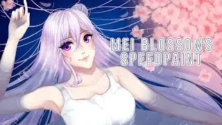 [SAI Speedpaint] | Mei Blossoms [OC]