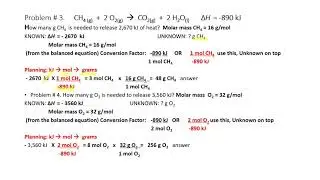 How to Solve Thermochemical Equation Problems