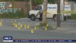 Grandfather, grandson injured after 50 shots fired in targeted SW Philly shooting