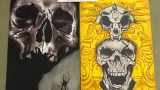 Airbrush skull ( Throwback video from 2018 )