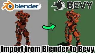 How to import 3D Models and Animations from Blender to Bevy