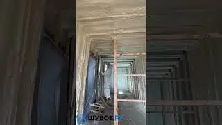 Утепление пенополиуретаном (ППУ) дома из морского контейнера