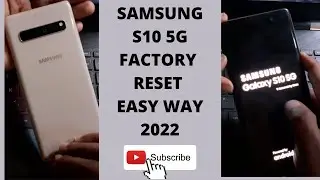 SAMSUNG S10 5G FACTORY RESET/HARD RESET 2022