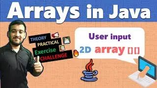 Two Dimensional Array in Java Using Scanner | Initialize Two Dimensional Array in Java