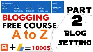Advanced Blogger SEO Settings 2023 |  Part 2 | Tech Free