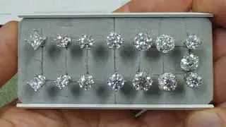 Серебряные пусеты с муассанитом 2022 2