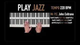 Mr. PC Backing Track - Drums and Bass (Tempo 220) for Practicing Piano