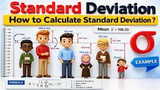 What is Standard deviation ? (Simply explained) | How To Calculate Standard Deviation with example