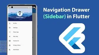Navigation Drawer Tutorial in Flutter | Sidebar Menu | Sidebar Drawer in Flutter