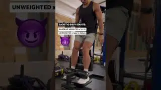 Sadistic Sissy Squats Drop-Set for Quads | THEFITNESSMAVERICK.com 