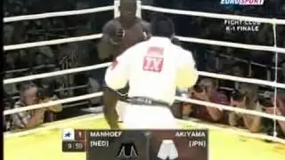 K1 Finals 2006 Manhoef vs  Akiyama   YouTube