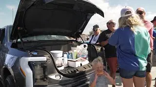 Ford F 150 Lightning at South OC Cars and Coffee