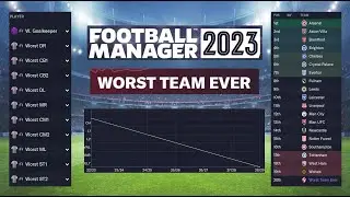 The WORST TEAM EVER in the EPL | Football Manager 2023 Experiment