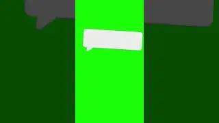 Text typing bubble(Chat) animation green screen