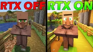minecraft with different RTX compilation