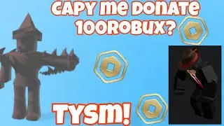 My friend me donate 100 rbx?! | pls donate💸 |