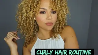 Curly Hair Routine 2017
