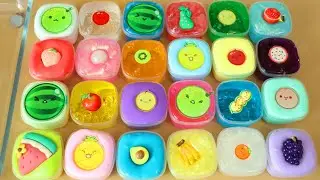 Mixing”Rainbow” Slime!Satisfying Slime Video!★ASMR★