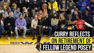 Stephen Curry reflects on the retirement of fellow Bay Area legend Buster Posey