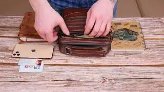Огляд шкіряної чоловічої сумки Vintage 21275