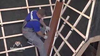 Монтаж черепицы Metrotile в ендове